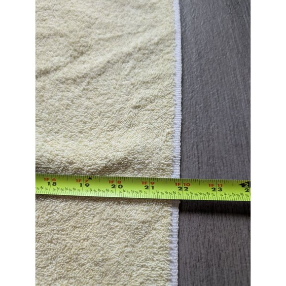 Vintage Yellow Cotton Bath Towel By Consul Super Savage Retro Home Décor - Picture 7 of 7